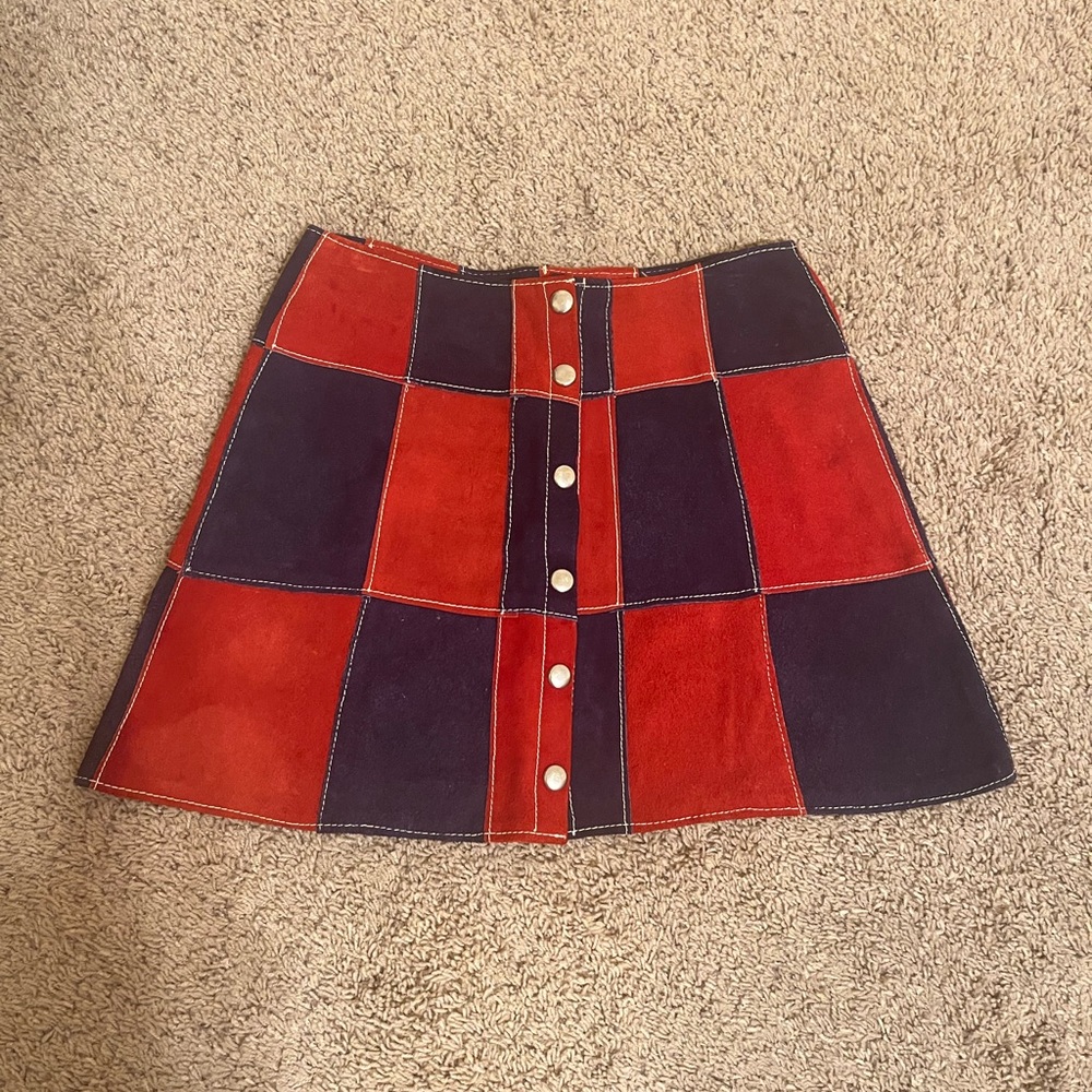 Vintage 1970’s Plaid Mini Skirt